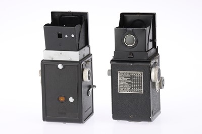 Lot 218 - A Rollei Rolleicord IV and a Weltaflex Medium Format TLR Cameras