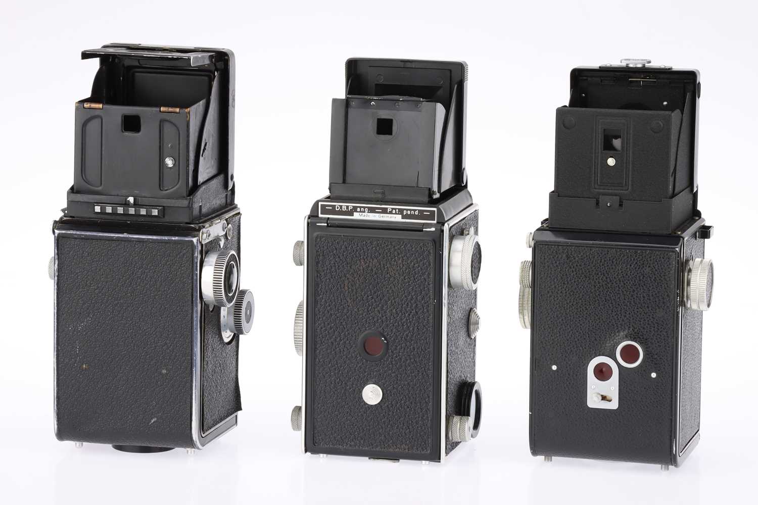 Lot 220 Three European Medium Format TLR Cameras