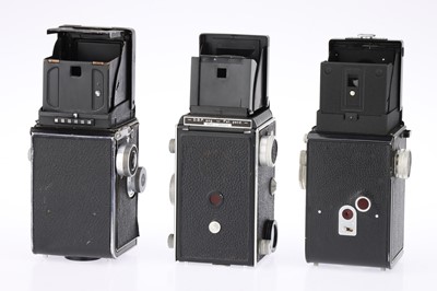 Lot 220 - Three European Medium Format TLR Cameras