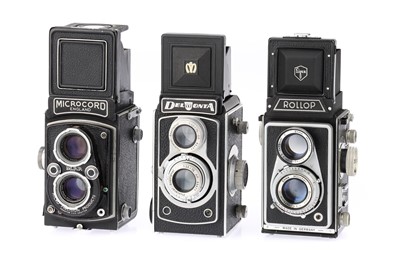 Lot 220 - Three European Medium Format TLR Cameras