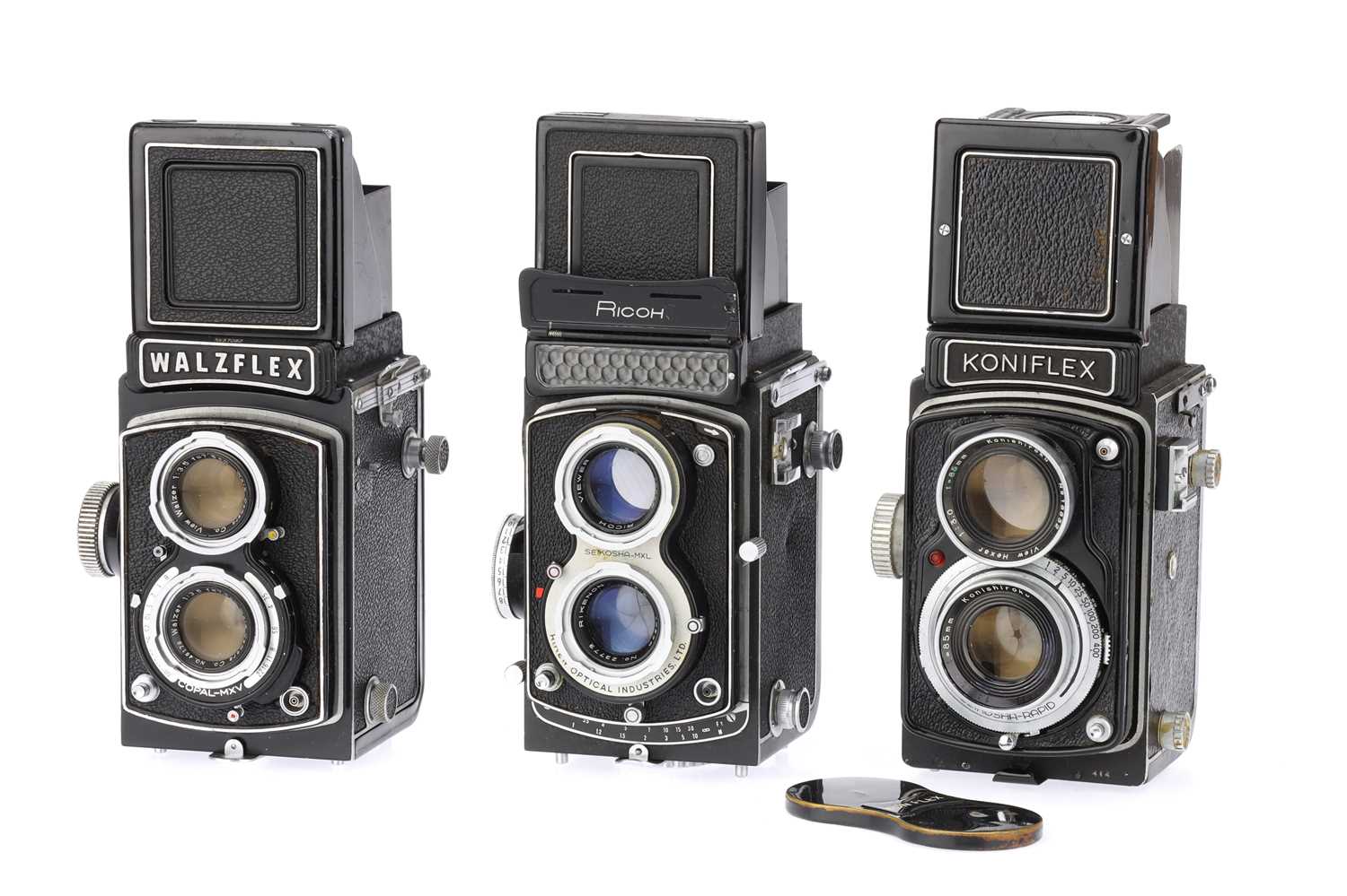 Lot 221 - Three Japanese Medium Format TLR Cameras