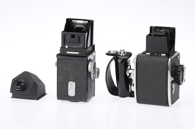 Lot 213 - A Kowa Six SLR Body and a Hacoflex TLR 6 x 6cm Camera