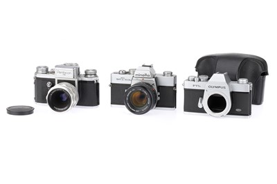 Lot 150 - A Selection of Three SLR Cameras