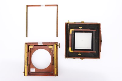 Lot 306 - A Thornton Pickard Imperial Perfecta Half Plate Field Camera Body