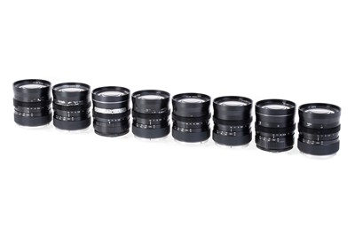 Lot 296 - A Collection of Eight f/0.95 50mm Lenses