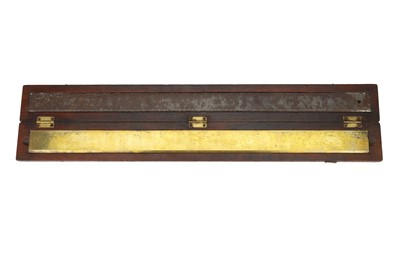 Lot 39 - A Military Gunter's Rule, With Indian Navy Connection