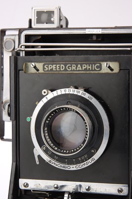 Lot 247 - A Graflex Anniversary Speed Graphic Large Format Press Camera