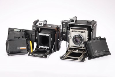 Lot 215 - Two Graflex Speed Graphic Medium Format Press Camera Bodies