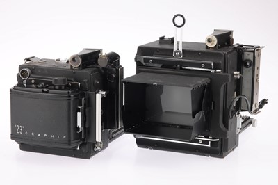 Lot 215 - Two Graflex Speed Graphic Medium Format Press Camera Bodies