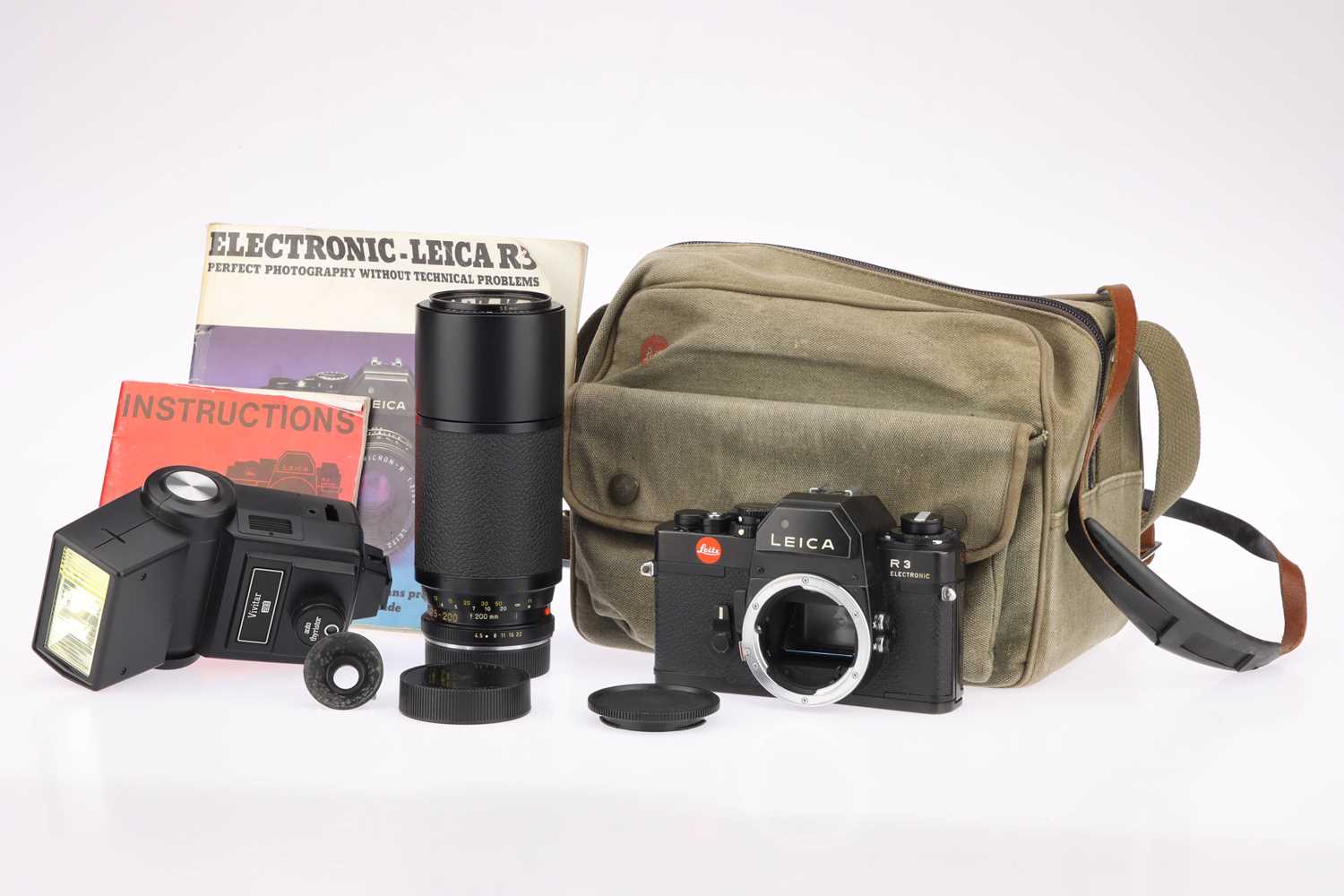 Appareil Photo Analogique Leica R3 Électronique -Lisez Appareil Photo Analogique Leica R3 Électronique -Lisez