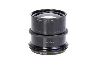 Lot 298 - A Hugo Meyer Euryplan Set Double Anastigmat f/6.8 11.75in. Lens