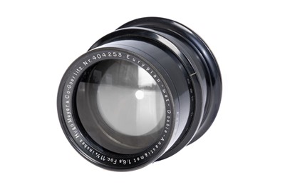 Lot 298 - A Hugo Meyer Euryplan Set Double Anastigmat f/6.8 11.75in. Lens