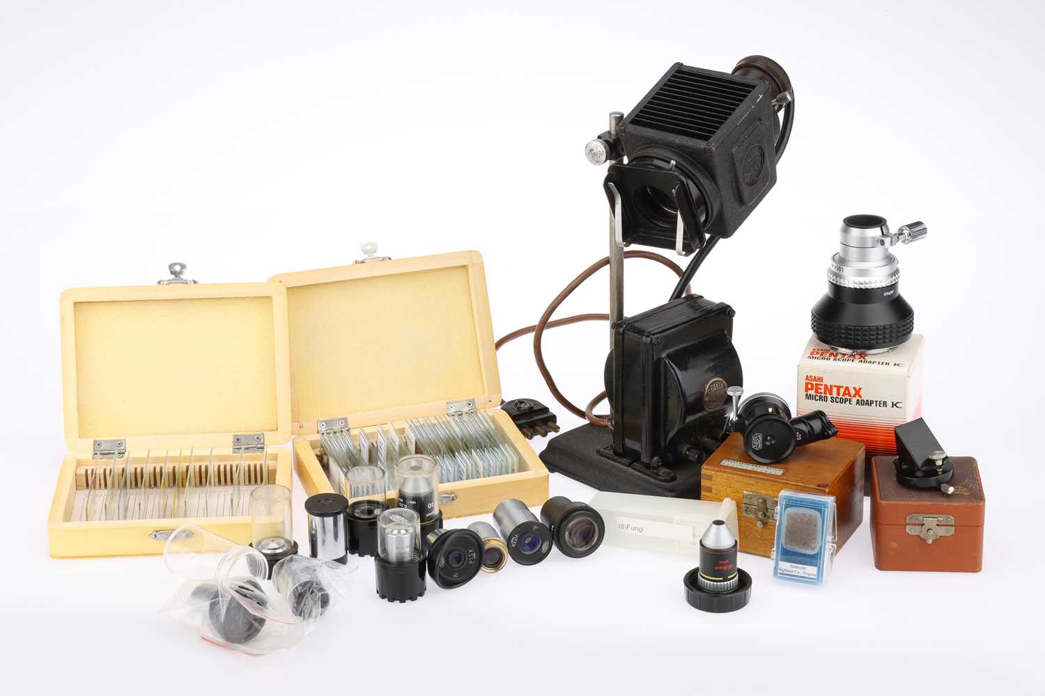 Lot 436 - A Collection of Microscope Accessories