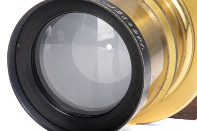 Lot 337 - A Carl Zeiss Jena Planar f/4.2 300mm Brass Lens