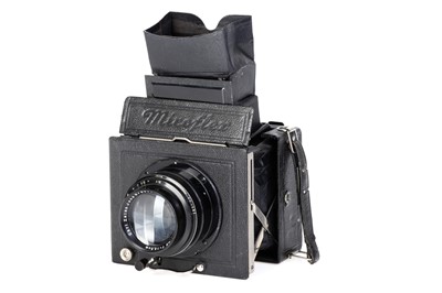 Lot 205 - A Zeiss Ikon Miroflex A 859/3 Medium Format Folding Plate Camera