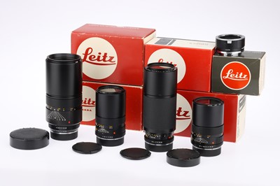 Lot 19 - A Set of Leica R Telephoto Lenses