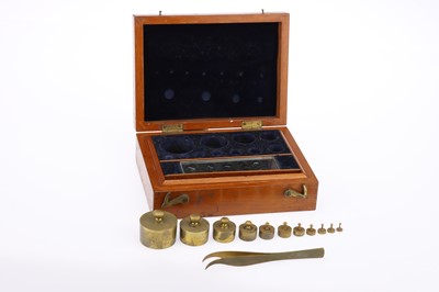 Lot 413 - A Set of Lancashire County Decimal Grain Weights