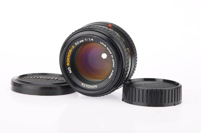 Lot 142 - Two Minolta MD Camera Lenses