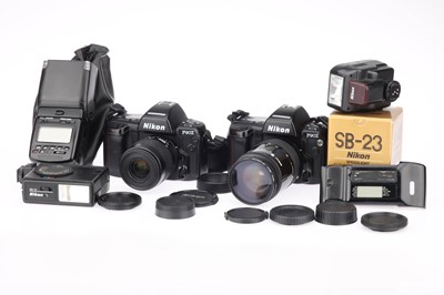 Lot 88 - Two Nikon F90X SLR Cameras