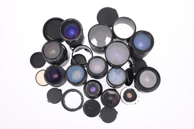 Lot 133 - A Selection of Minolta MD Mount Lenses