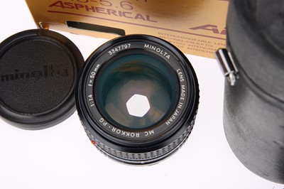 Lot 147 - A Selection of Camera Lenses