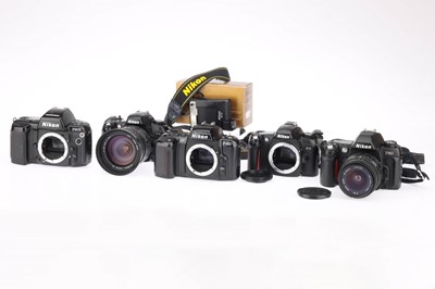 Lot 81 - A Selection of Nikon SLR Cameras