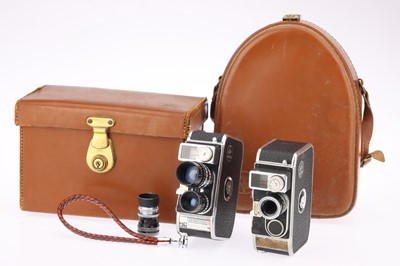 Lot 369 - Two Bolex 8mm Cine Cameras