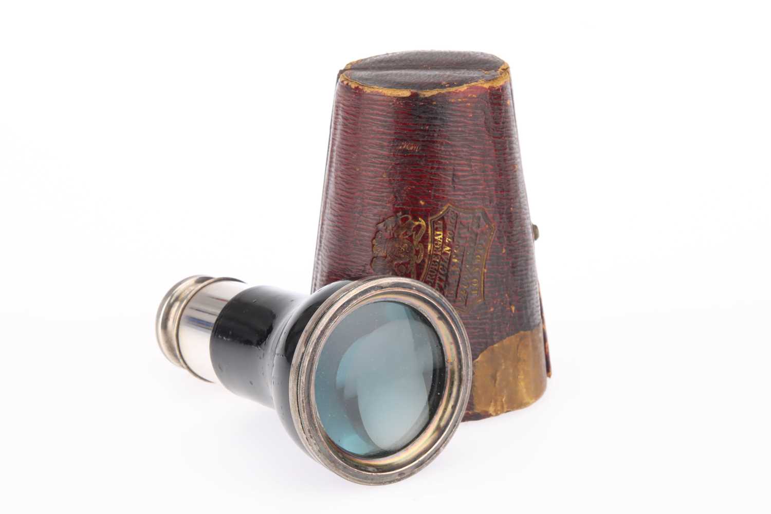 Lot 440 - Silver Plate Monocular By Dollond,