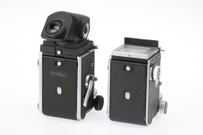 Lot 230 - A Mamiya C3 and a Mamiyaflex C2 Medium Format TLR Bodies