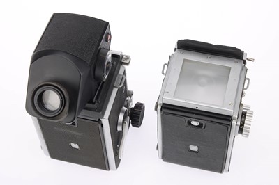 Lot 230 - A Mamiya C3 and a Mamiyaflex C2 Medium Format TLR Bodies