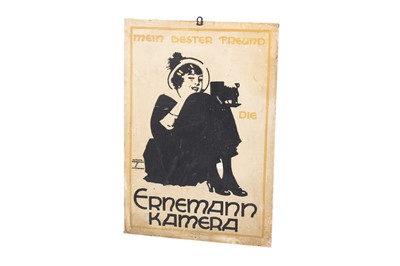 Lot 341 - An Ernemann Kamera Advertising Sign