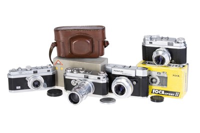 Lot 94 - A Selection of O.P.L. Foca 35mm Cameras