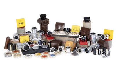 Lot 96 - A Selection of O.P.L. Foca Lenses & Accessories