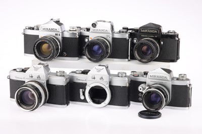 Lot 118 - A Selection of Miranda and Seagull 35mm SLR Cameras