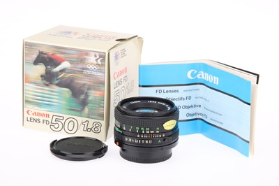 Lot 171 - A Canon FD f/1.8 50mm Lens