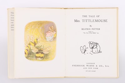 Lot 843 - Potter (Beatrix), The Tale Of Mrs Tittlemouse
