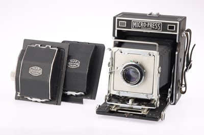 Lot 246 - An M.P.P. Micro-Press Large Format 5 x 4in. Camera