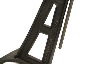 Lot 424 - A Cast Iron Daguerreotype Posing Stand
