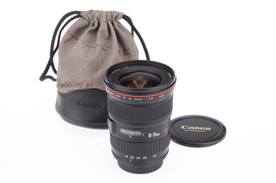 Lot 296 - A Canon EF  f/2.8 L 16-35mm USM Zoom Lens