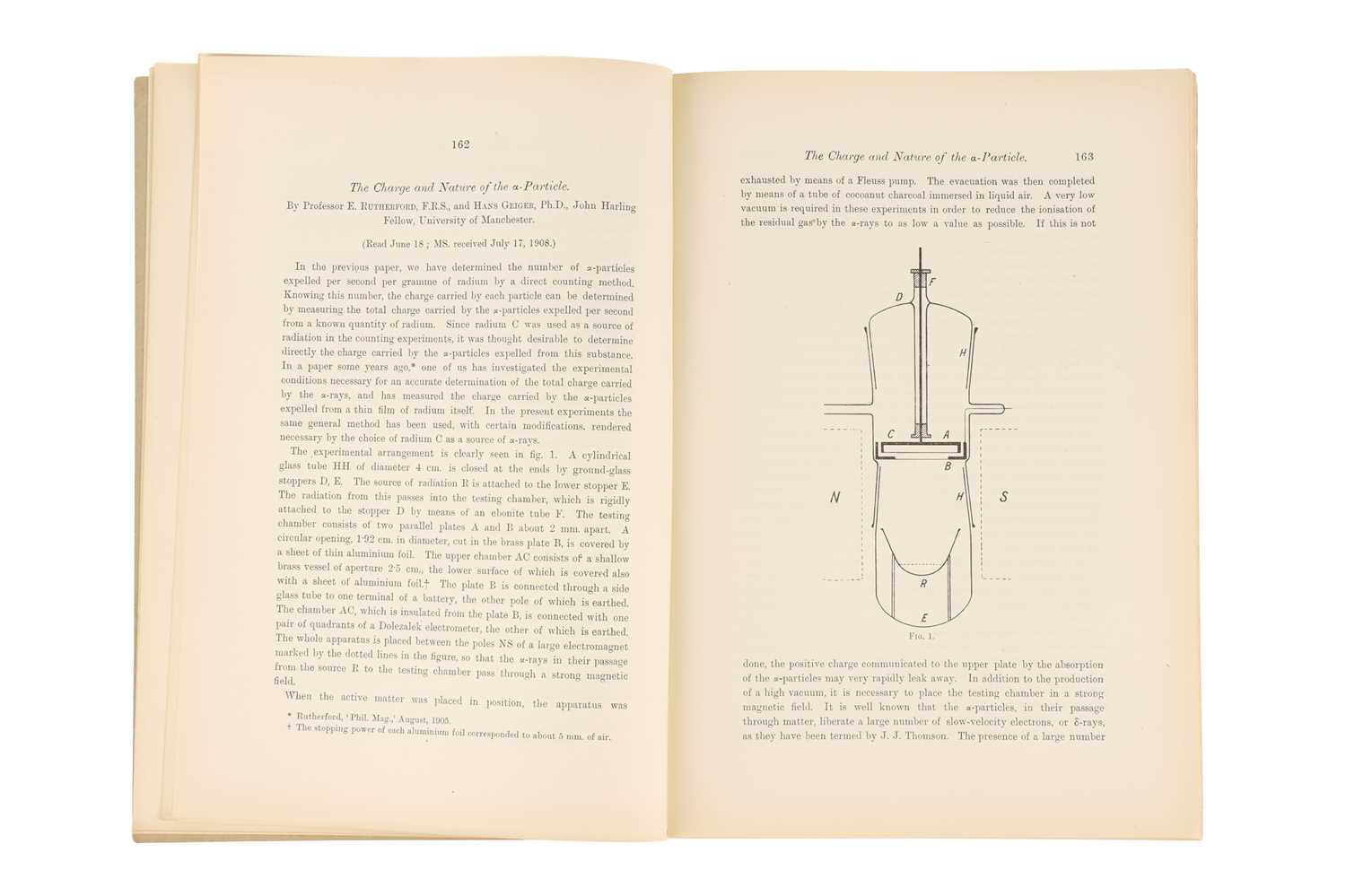 Lot 78 - Ernst Rutherford, Geiger, and Marsden, First Work on the Geiger Counter