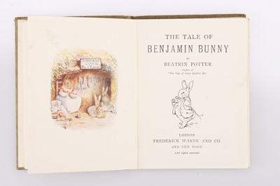 Lot 843 - Potter (Beatrix), The Tale Of Benjamin Bunny