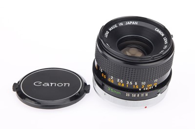 Lot 176 - A Canon FD S.C. f/3.5 35mm Lens