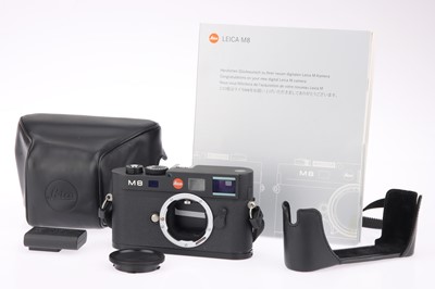 Lot 2 - A Black Leica M8 Digital Rangefinder Body