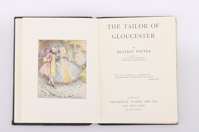 Lot 472 - Potter (Beatrix), The Tailor Of Gloucester