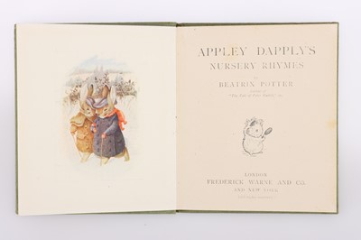 Lot 468 - Potter (Beatrix) Appley Dapply's Nursery Rhymes