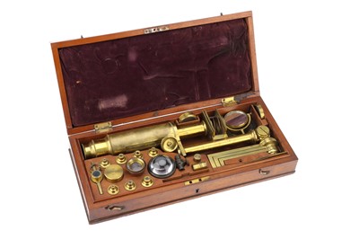 Lot 7 - A Carpenter Compound Monocular Microscope