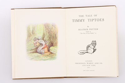 Lot 457 - Potter (Beatrix), The Tale Of Timmy Tiptoes