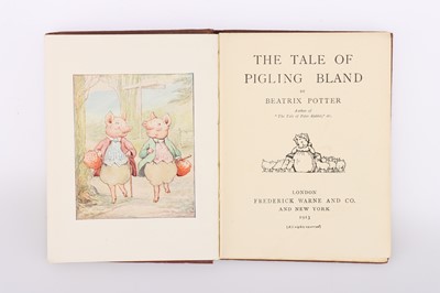 Lot 459 - Potter (Beatrix), The Tale Of Pigling Bland