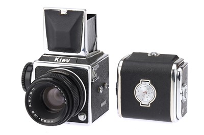 Lot 200 - A Kiev Arsenal Kiev 88 Medium Format SLR Camera