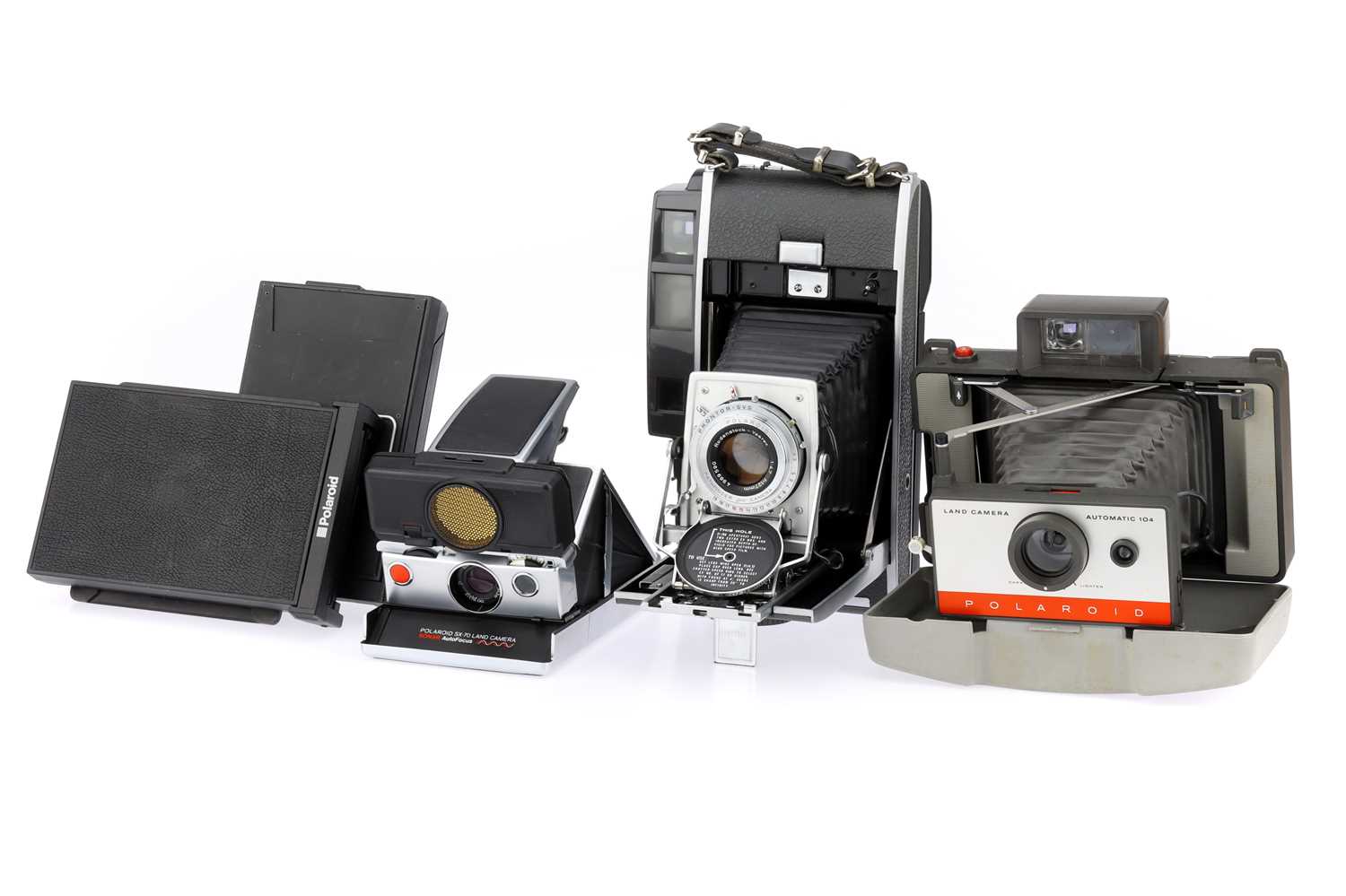 Lot 282 - A Selection of Polaroid Land Instant Cameras